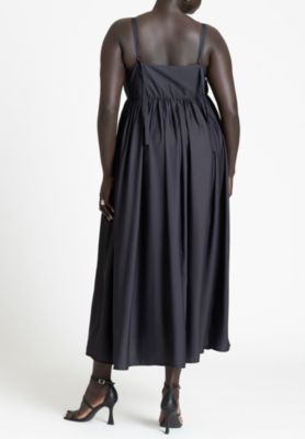 Women's Plus Size Printed Flower Maxi Dress