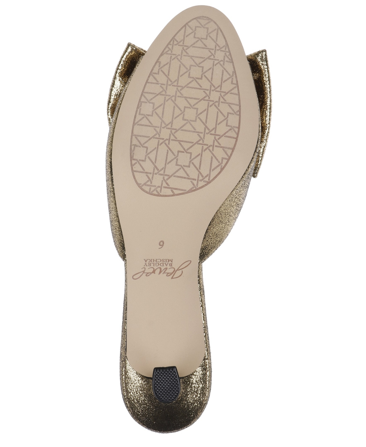 JEWEL BADGLEY MISCHKA KORA BOW SLIDE EVENING SANDAL 