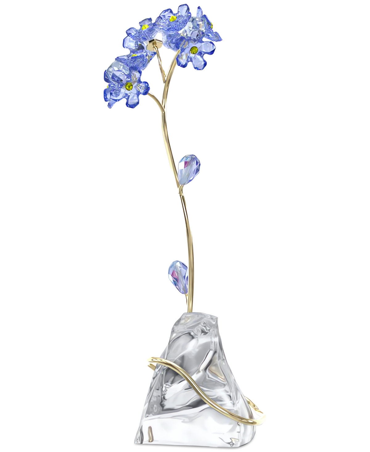 Swarovski Forget-me-not Floral Figurine In No Color
