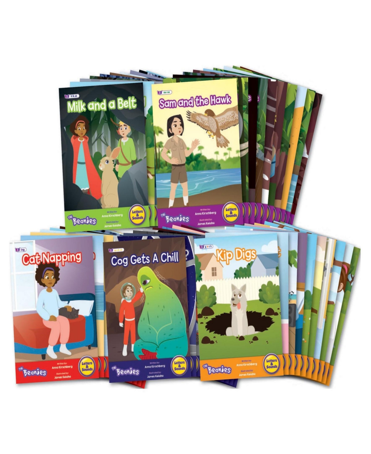 Junior Learning Beanstalk Books: The Beanies Hi-lo Diversity Decodable In Multi