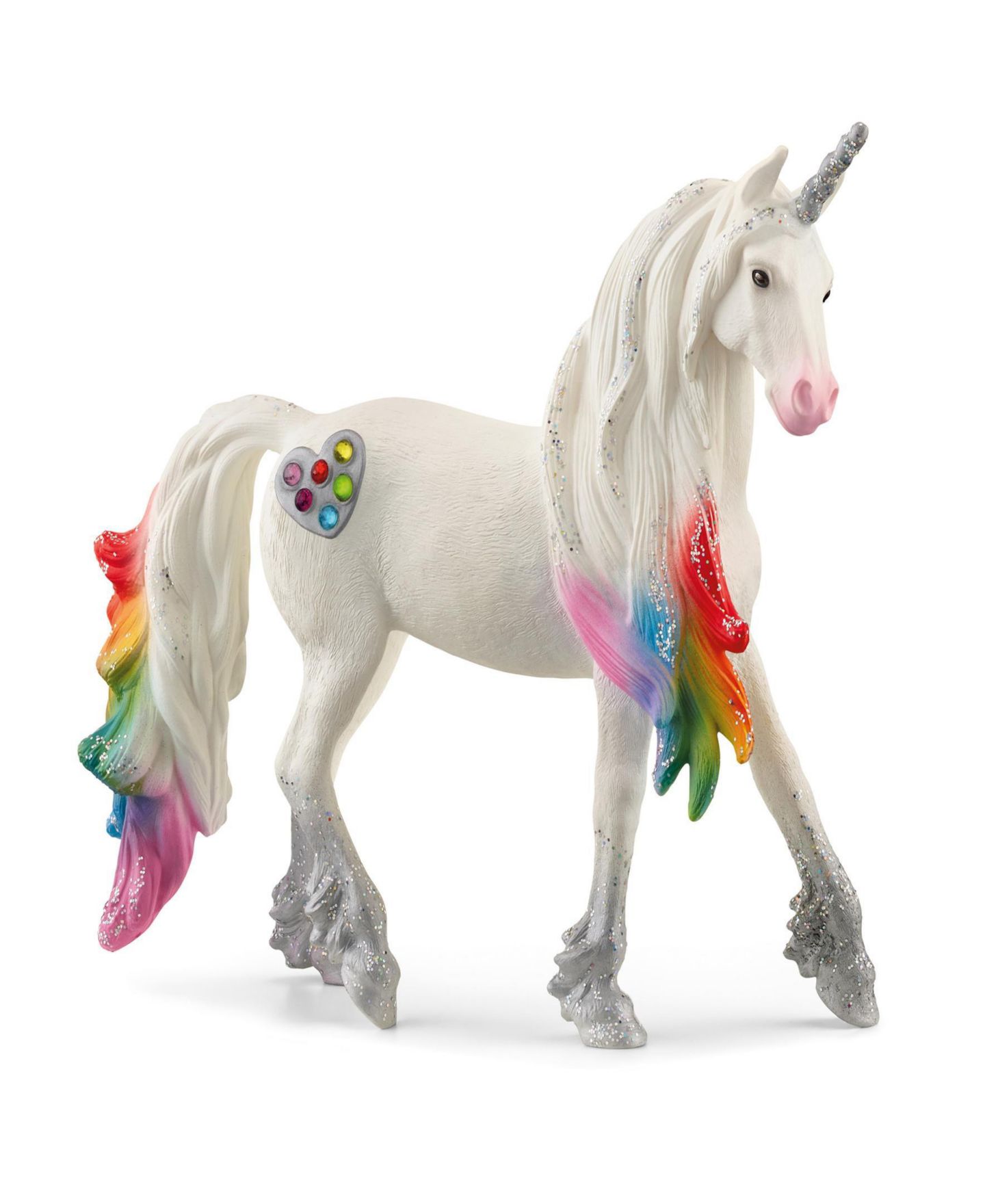 Детская фигурка Schleich Bayala Rainbow Love Unicorn Stallion Figurine, Ages 5+ — фото 1