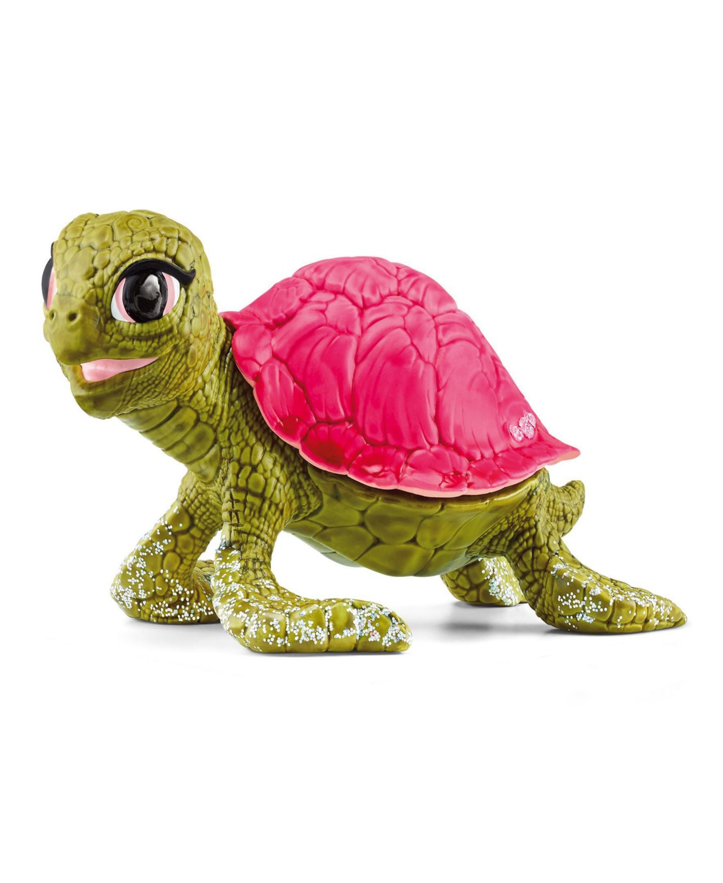 Детская фигурка Schleich Bayala Pink Sapphire Rhinestone-Detailed Turtle Figurine, Ages 5+ — фото 1