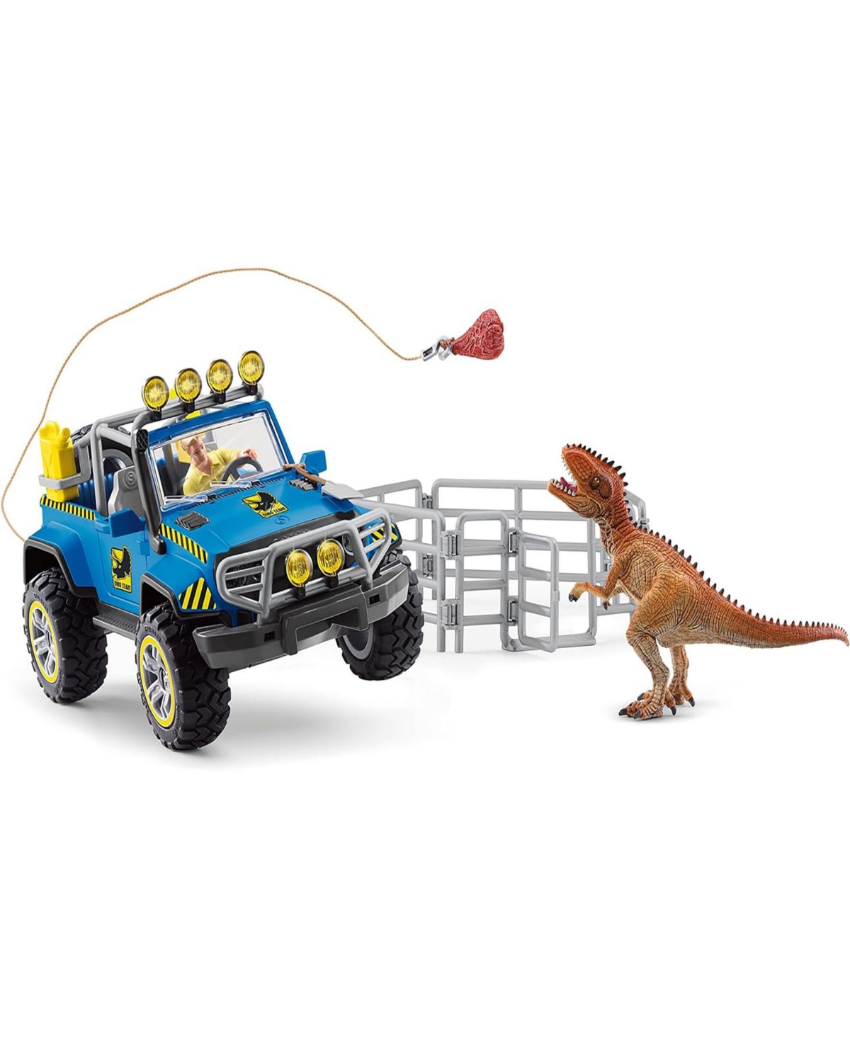 Schleich Dinosaurs Off-road Vehicle With Dino Outpost Playset In Multi
