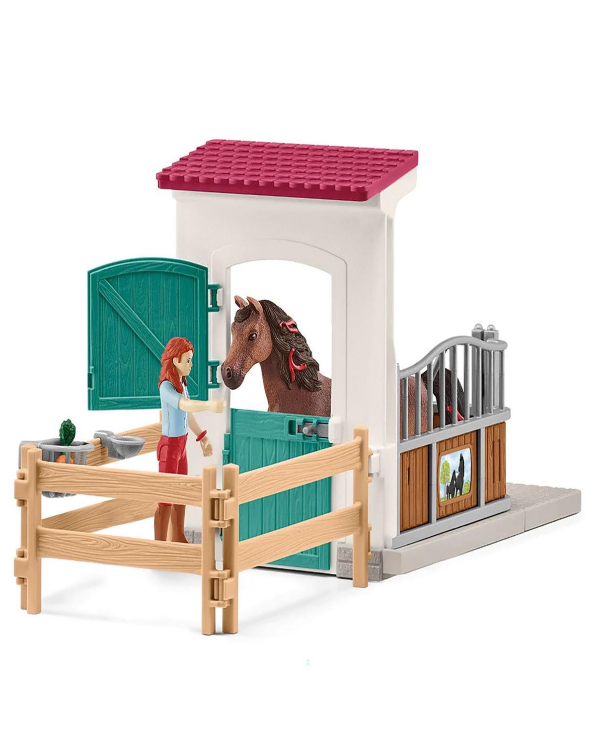 Schleich Horse Club Horse Box - Hannah Cayenne Figurine Playset