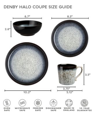 Halo Coupe 16 Pc. Dinnerware Set, Service for 4