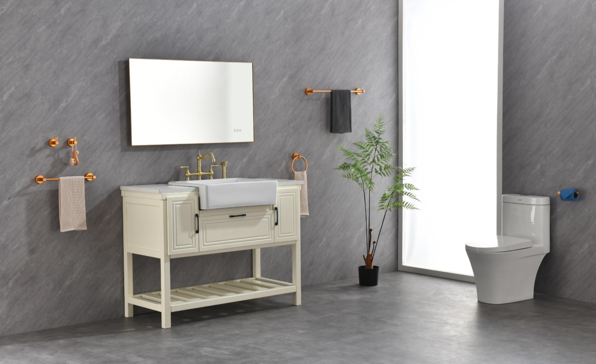 Streamdale Furniture 40x24 Led Lighted Bathroom Wall Mounted Mirror With High Lumen+Anti-Fog Separately Control