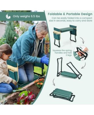 Folding Garden Kneeler and Seat Bench