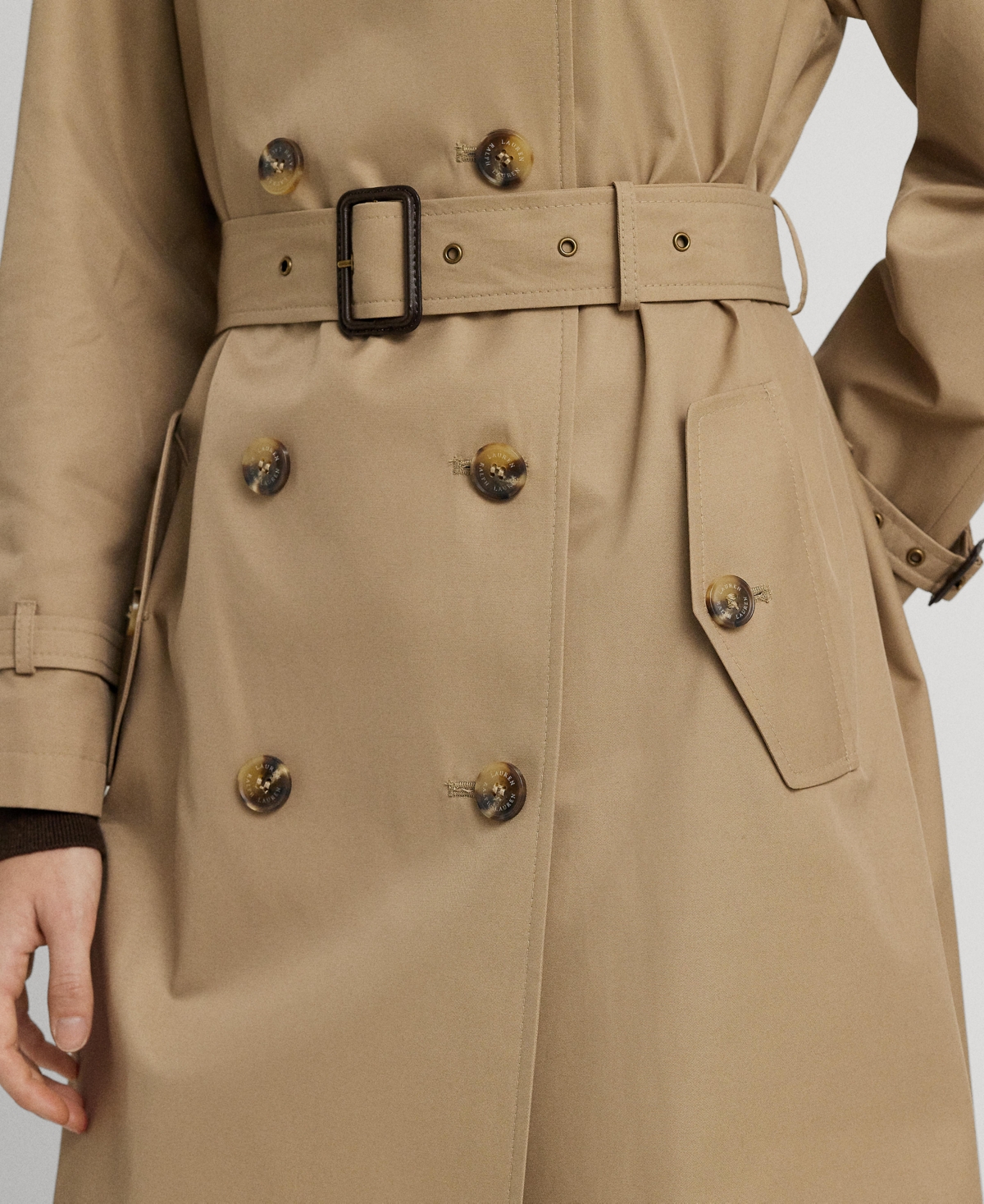 Lauren Ralph Lauren Women's Belted Maxi Trench Coat