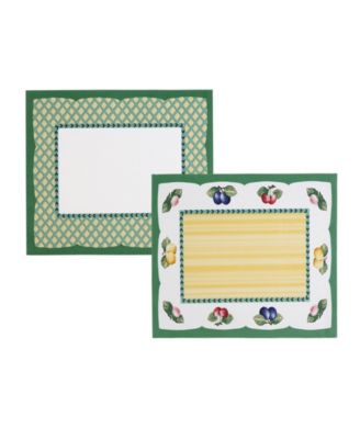 Elrene French Garden Stain and Water Resistant 14"x20" Placemats, Set of 4