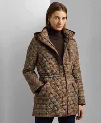 Lauren Ralph Lauren Women s Hooded Anorak Quilted Coat Macy s