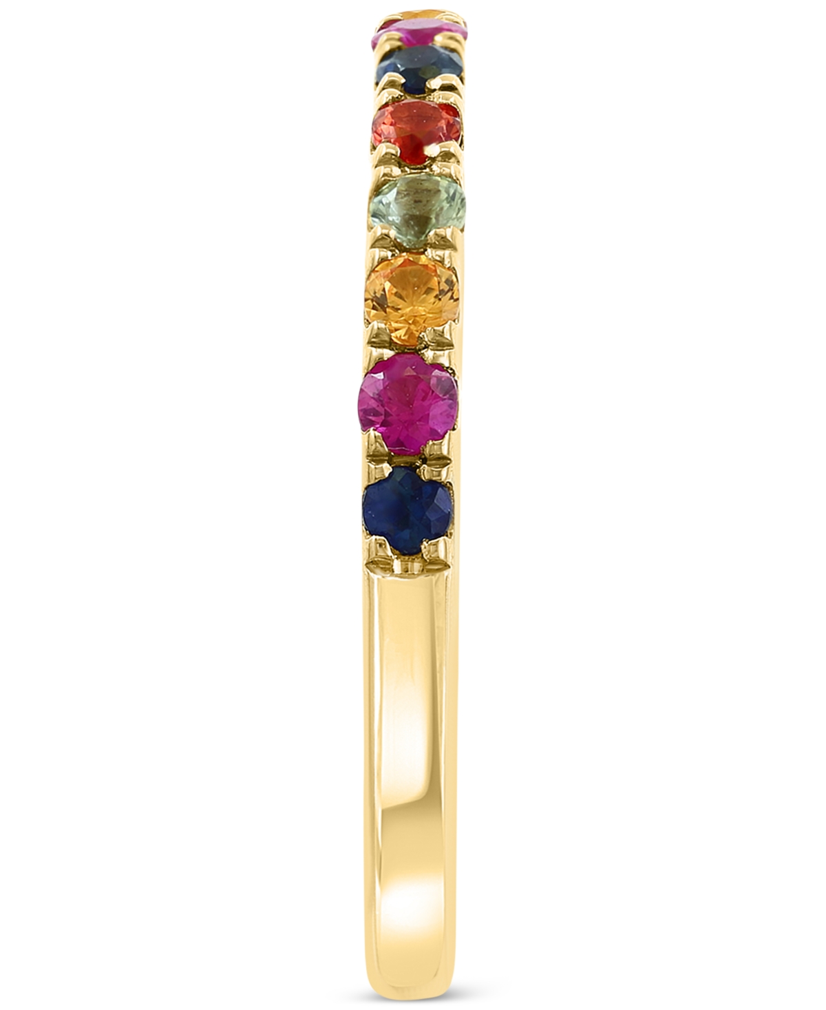 Effy Ruby Stack Band (1/2 ct. t.w.) in 14K Rose Gold-Plated Sterling Silver (Also available in Emerald and Sapphire)