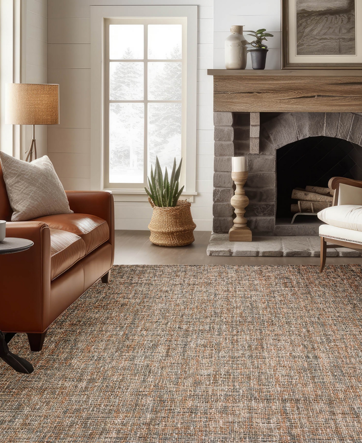 Dalyn Abruzzo Az1 9'x13' Area Rug In Putty