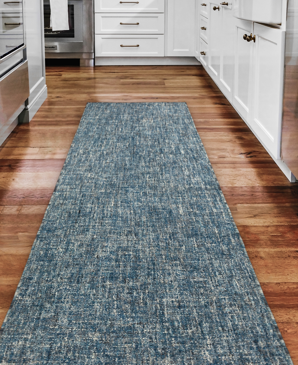 Dalyn Mateo Me1 2'3"x7'6" Runner Area Rug In Denim