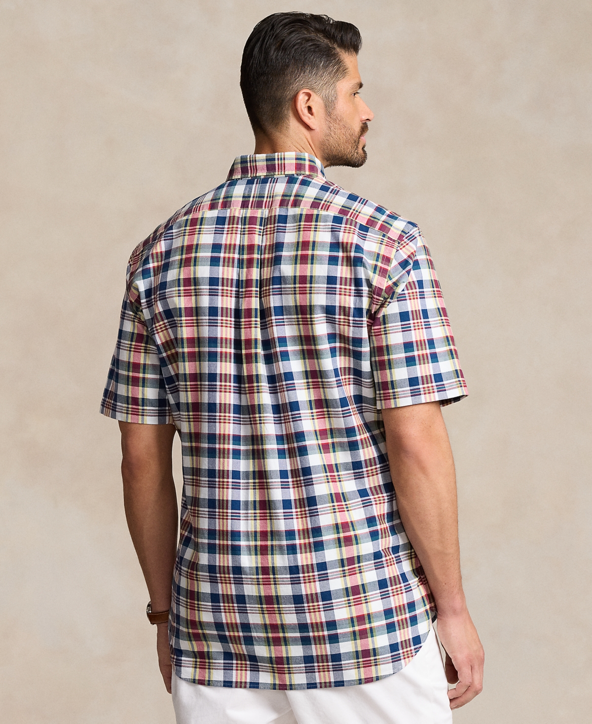Polo Ralph Lauren Men's Big & Tall Plaid Oxford Shirt