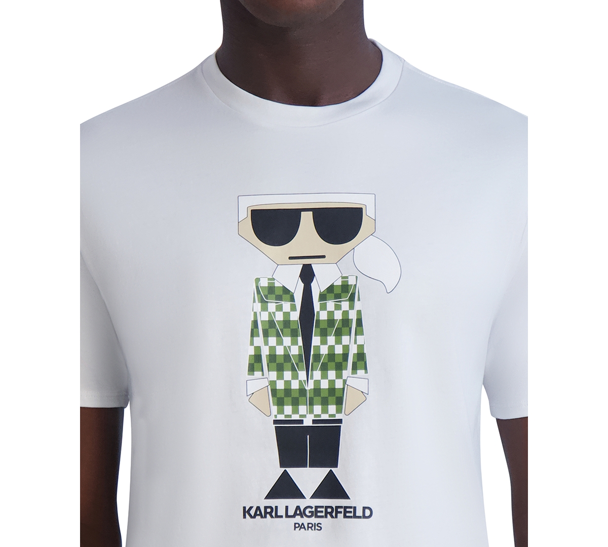 Karl Lagerfeld Paris Men's Slim-Fit Cocktail Karl Blazer Graphic T-Shirt
