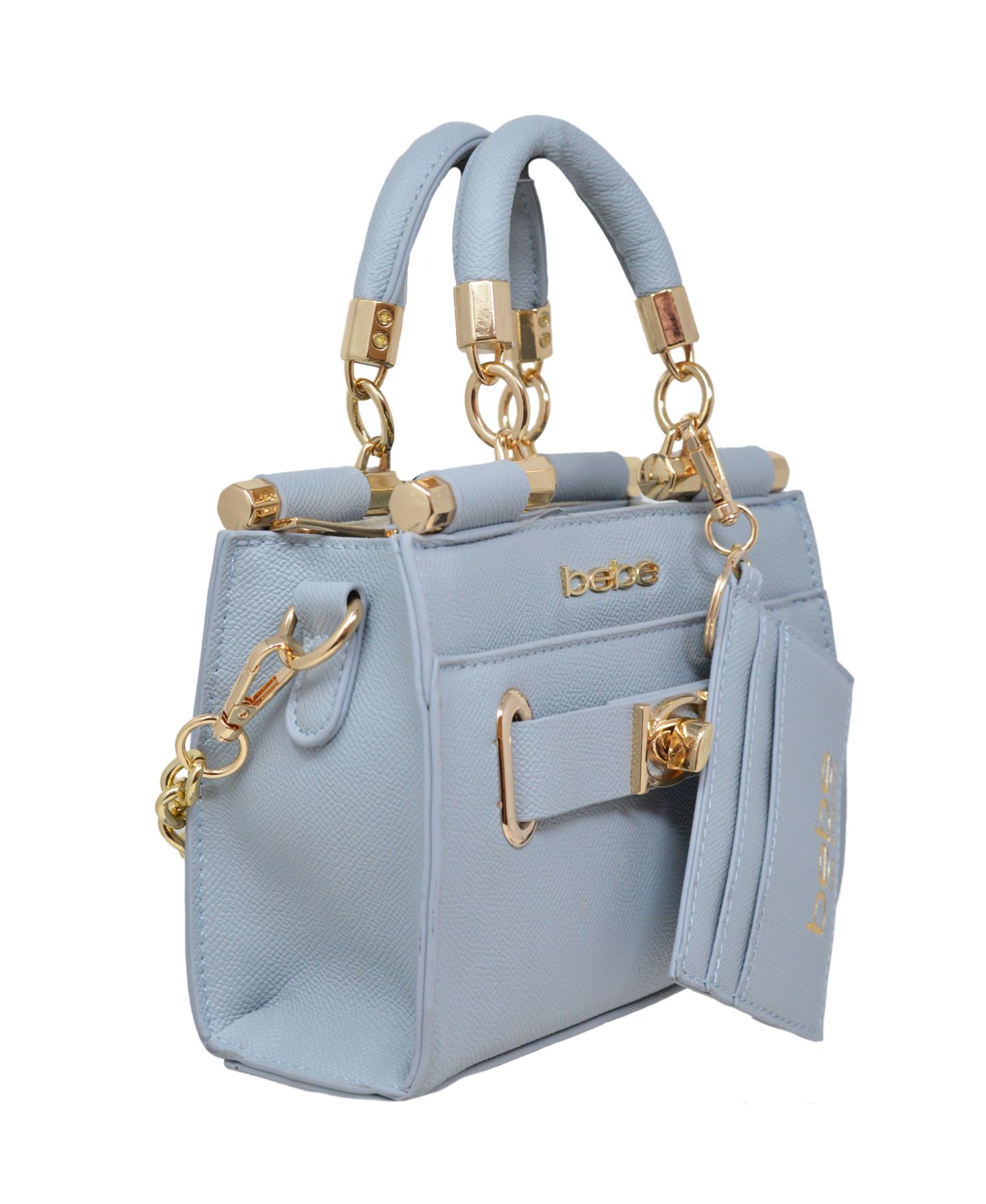 Женская сумка Bebe Alex Mini Satchel, цвет: Пыльный синий — фото 2