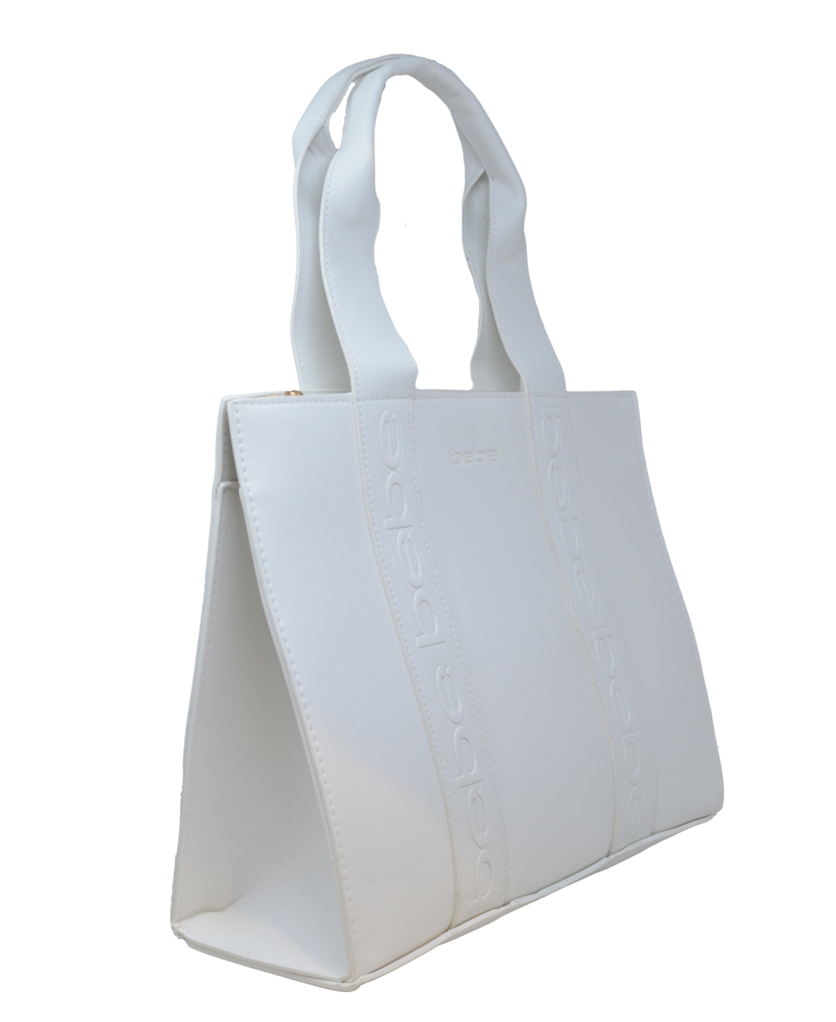 Bebe Hana Top Handle Tote Bag - White | Smart Closet