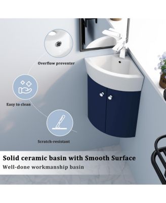 Streamdale Wall Mount Bathroom Vanity for Small Space