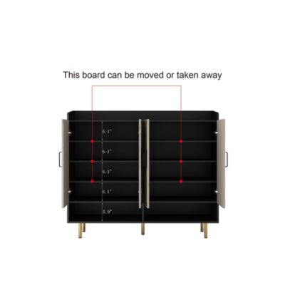 Reliable and Elegant Entryway Shoe Cabinet with Ample Storage