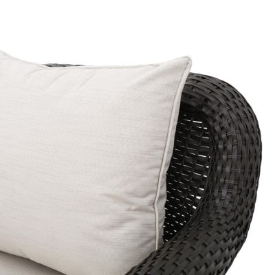 Streamdale Wicker Swivel Rocking Chair Cozy Outdoor Relaxation and Comfort