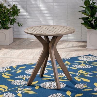 Exquisite Acacia Wood Bistro Table for Sophisticated Outdoor Dining