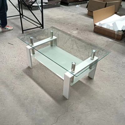 Streamdale Clear Glass Coffee Table