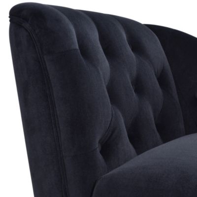 Velvet Button Tufted Chaise Lounge