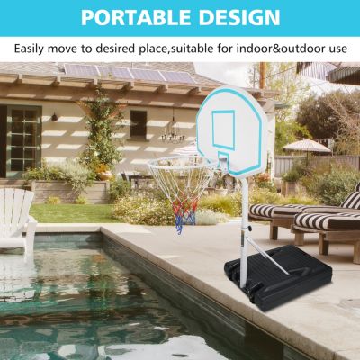 Streamdale Portable Poolside Basketball Hoop System for Endless Summer Fun