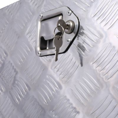  48"(L) x 15"(W) x 15"(H) Premium Aluminum Tool Box for Trucks, Trailers, and Garages