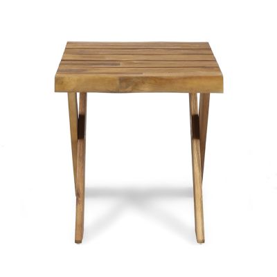 Streamdale Sandblast Acacia Wood Outdoor Side Table