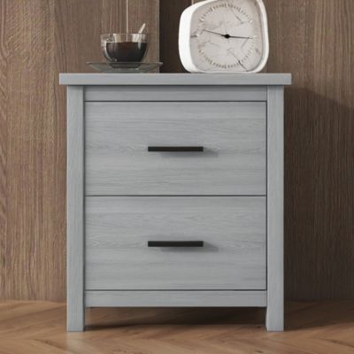 Streamdale Vintage Nightstand with Storage Drawers (Assembly Required)