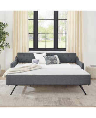 Streamdale Tufted Daybed with Trundle and USB