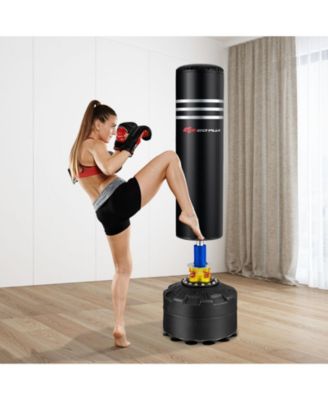 70 Inch Freestanding Punching Boxing Bag with 12 Suction Cup Base
