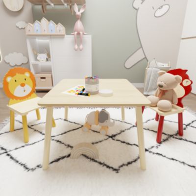 3-Piece Kids Table and Chair Set