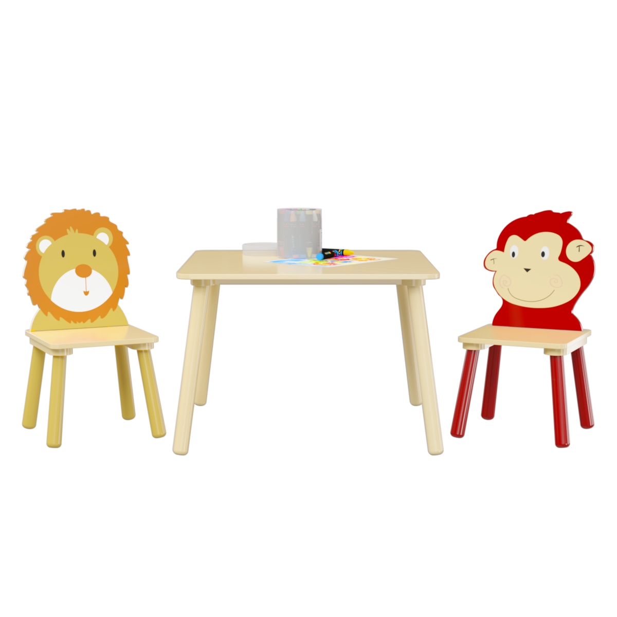 Streamdale Furniture 3-Piece Kids Table and Chair Set