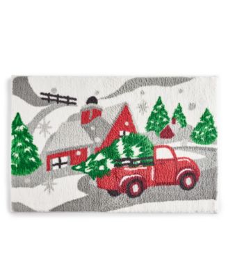 Holiday Lane - Truck & Tree Printed Rug