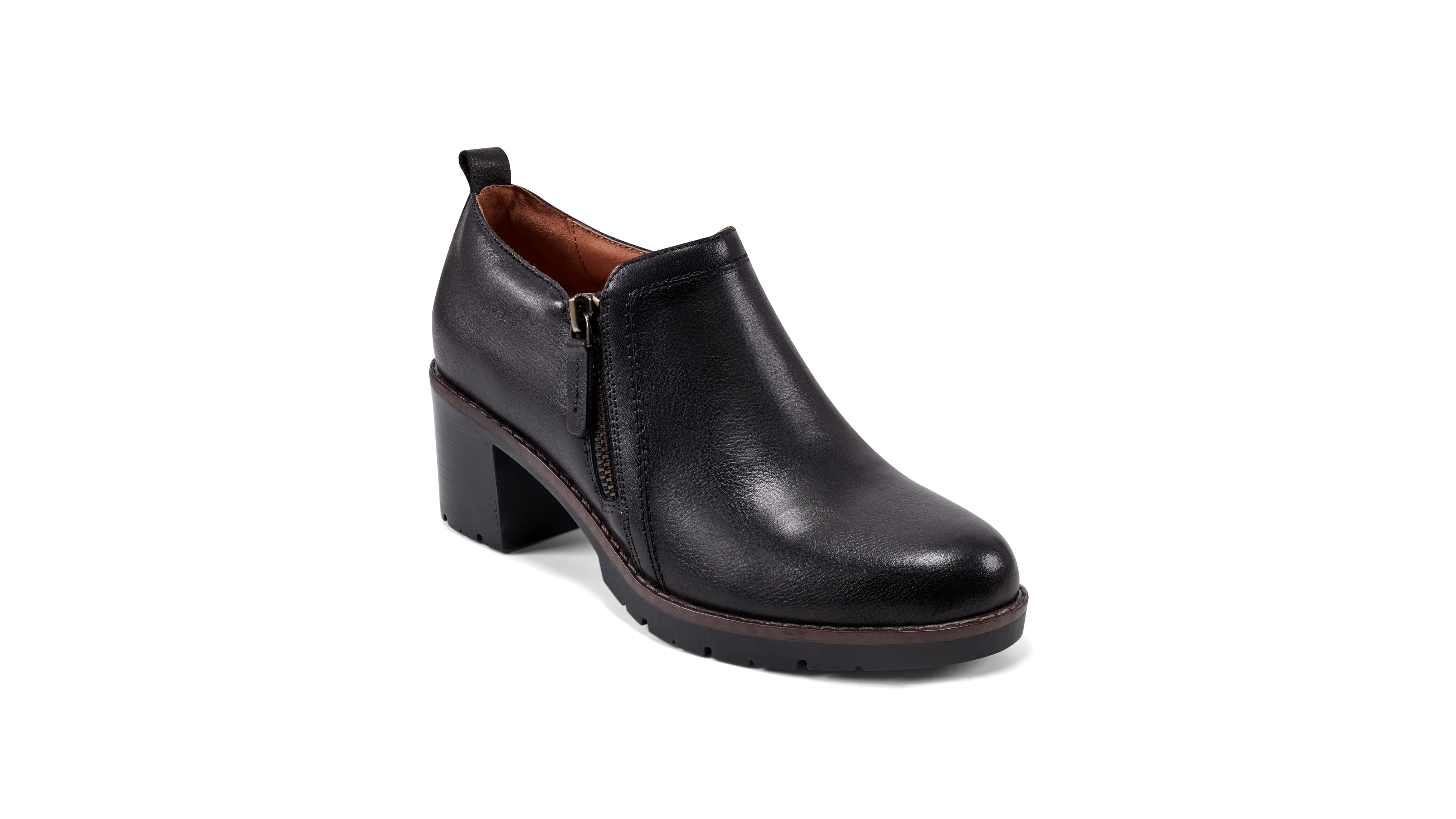 Easy Spirit Women's Cosa Eflex Side Zip Block Heel Shooties