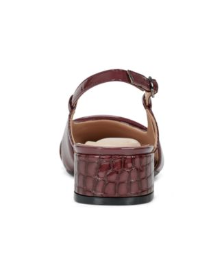 Women's Eflex Jola Block Heel Slingback Dress Pumps