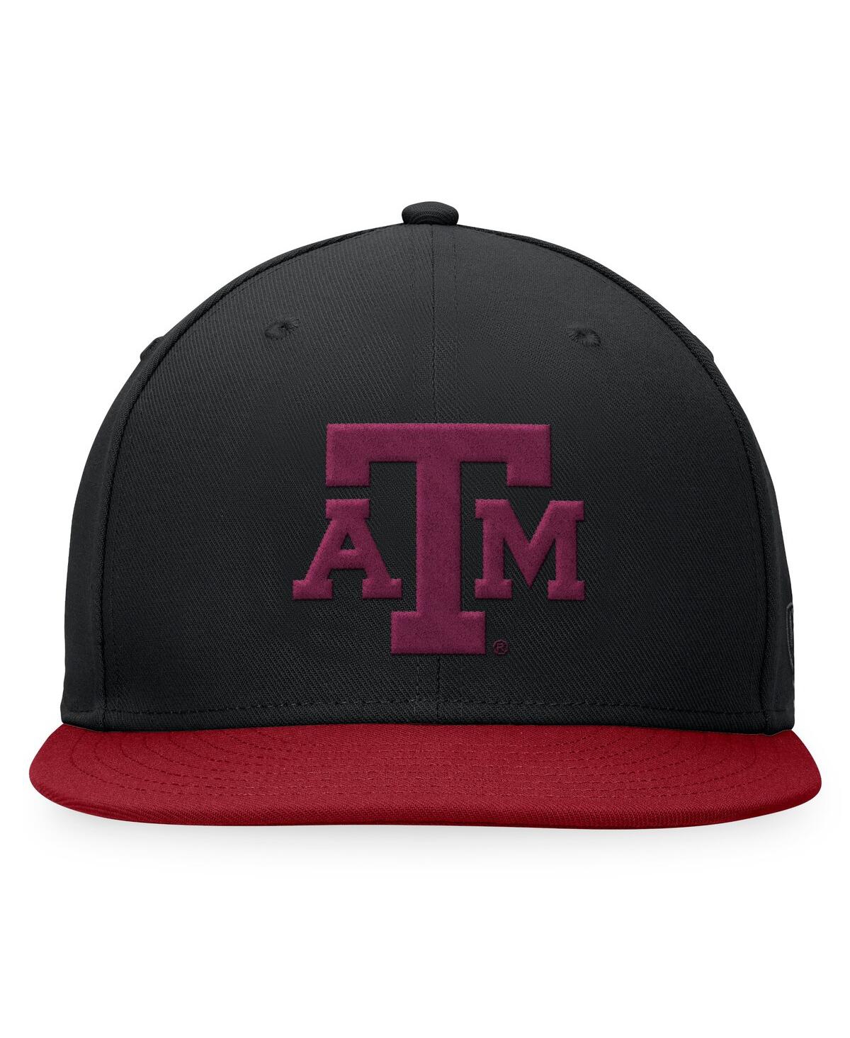 Top of the World Men'sTexas A&M Aggies Fitted Hat - Black