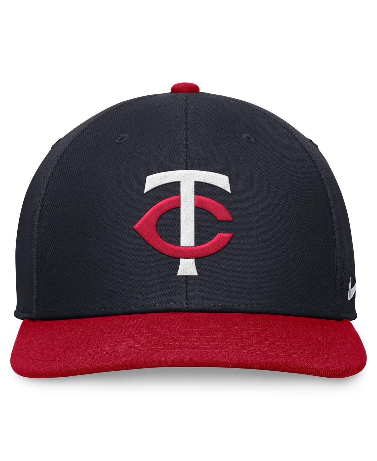 Nike Men's Navy/red Minnesota Twins Evergreen Two-tone Snapback Hat In Navy,red