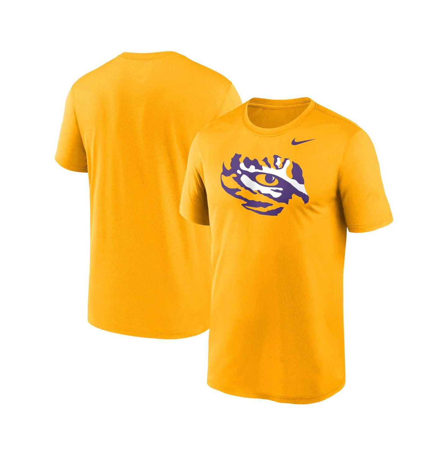 Мужская футболка Nike Gold LSU Tigers Primetime Legend Alternate Logo — фото 1