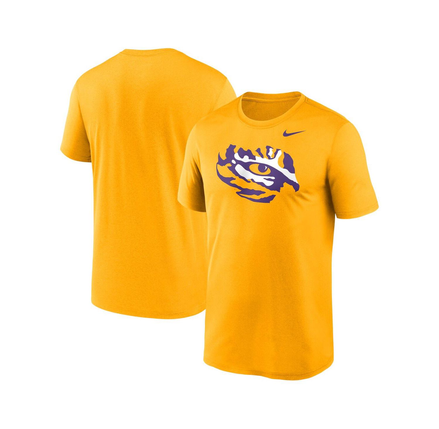 Men's Gold LSU Tigers Primetime Legend Alternate Logo T-Shirt