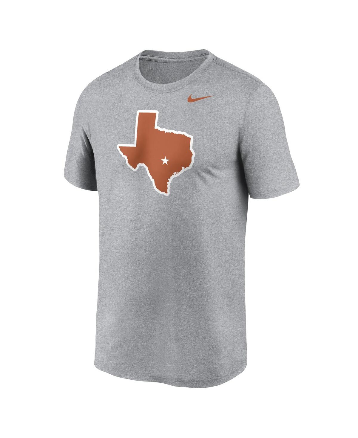 Nike Men'sTexas Longhorns Primetime Legend Alternate Logo T-Shirt - Heather Gray