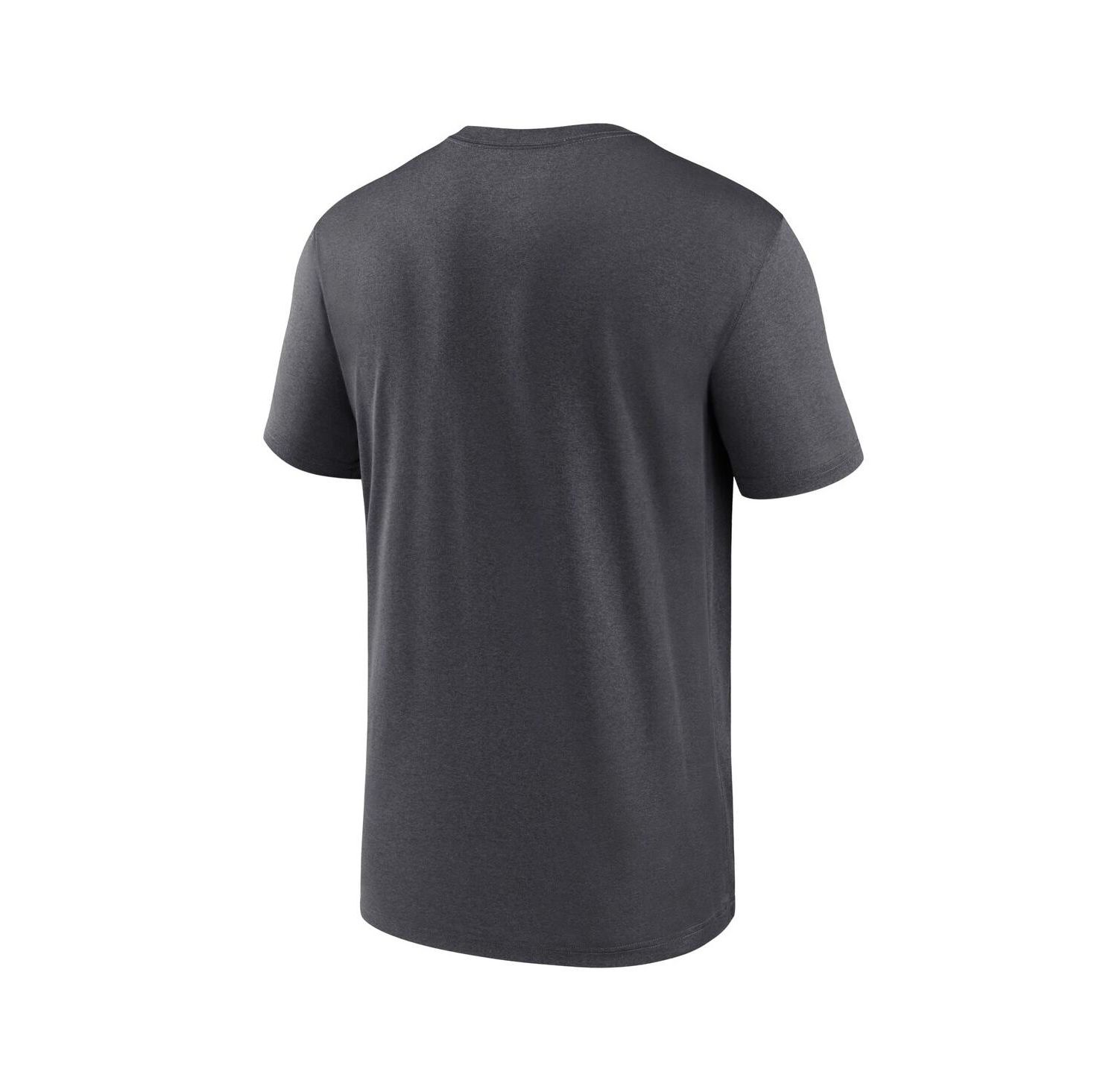 Men's Anthracite Texas Longhorns Primetime Legend Wordmark T-Shirt