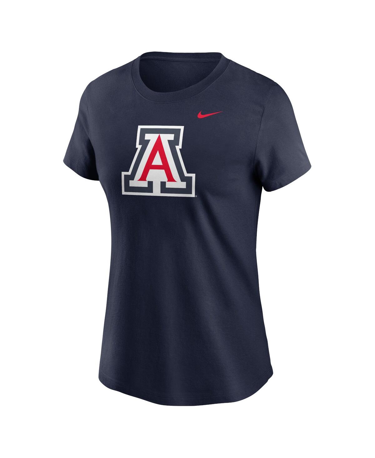 Nike Women's Navy Arizona Wildcats Primetime Evergreen Logo T-shirt In Navy