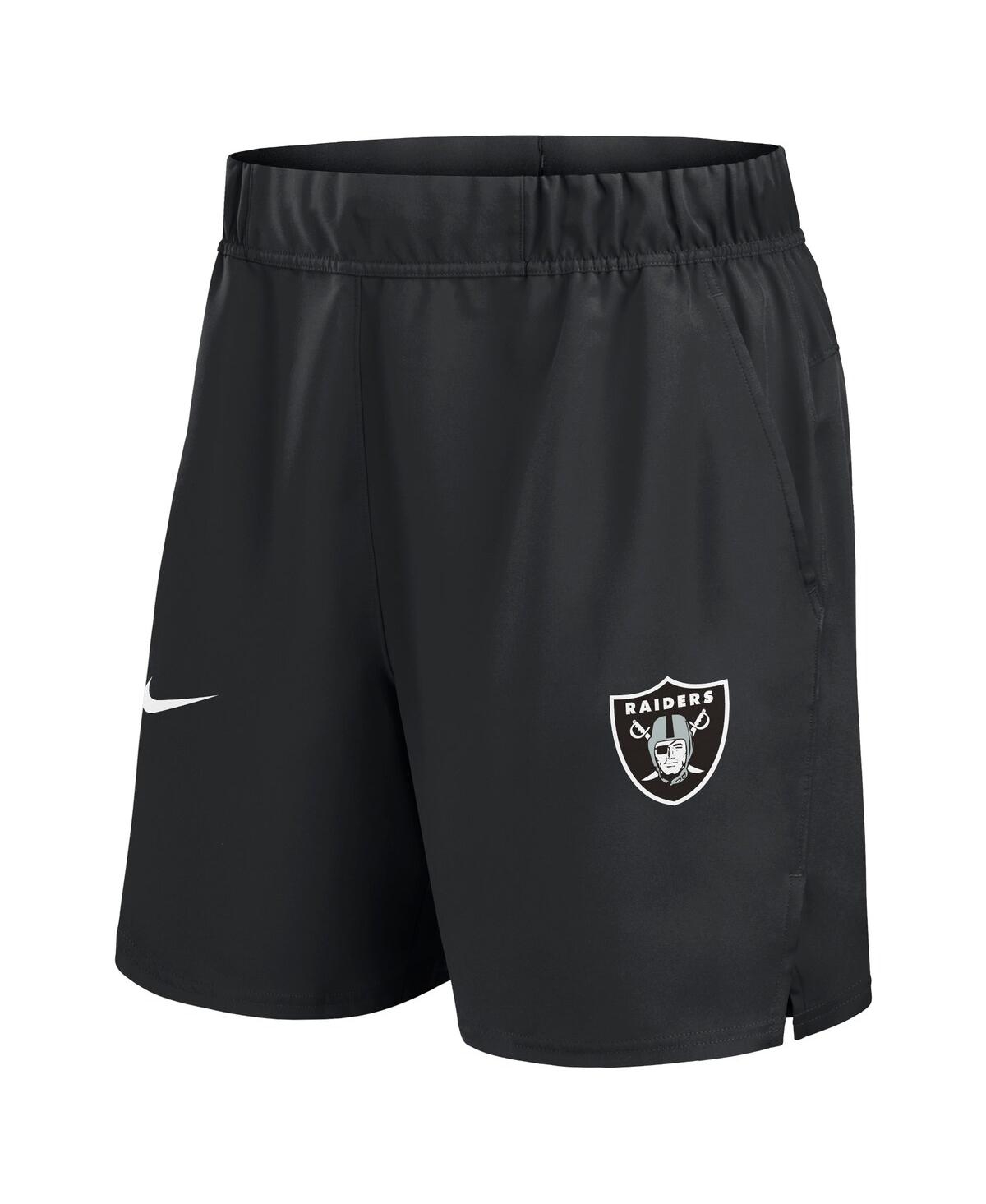 Nike Black Las Vegas Raiders Blitz Victory Performance Shorts In Black