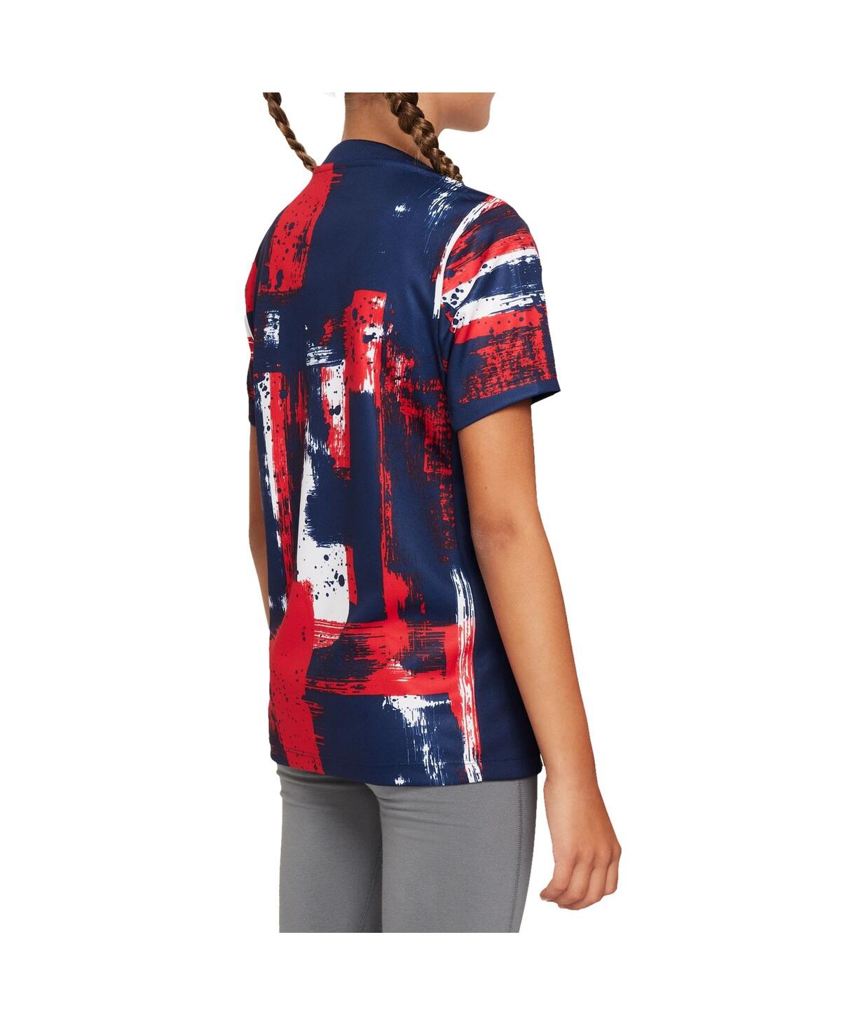 Nike Big Boys and GirlsParis Saint-Germain 2024/25 Home Academy Pro Pre-Match Top - Navy