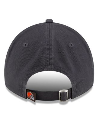 Men's Graphite Cleveland Browns Core Classic Graph 9TWENTY Adjustable Hat