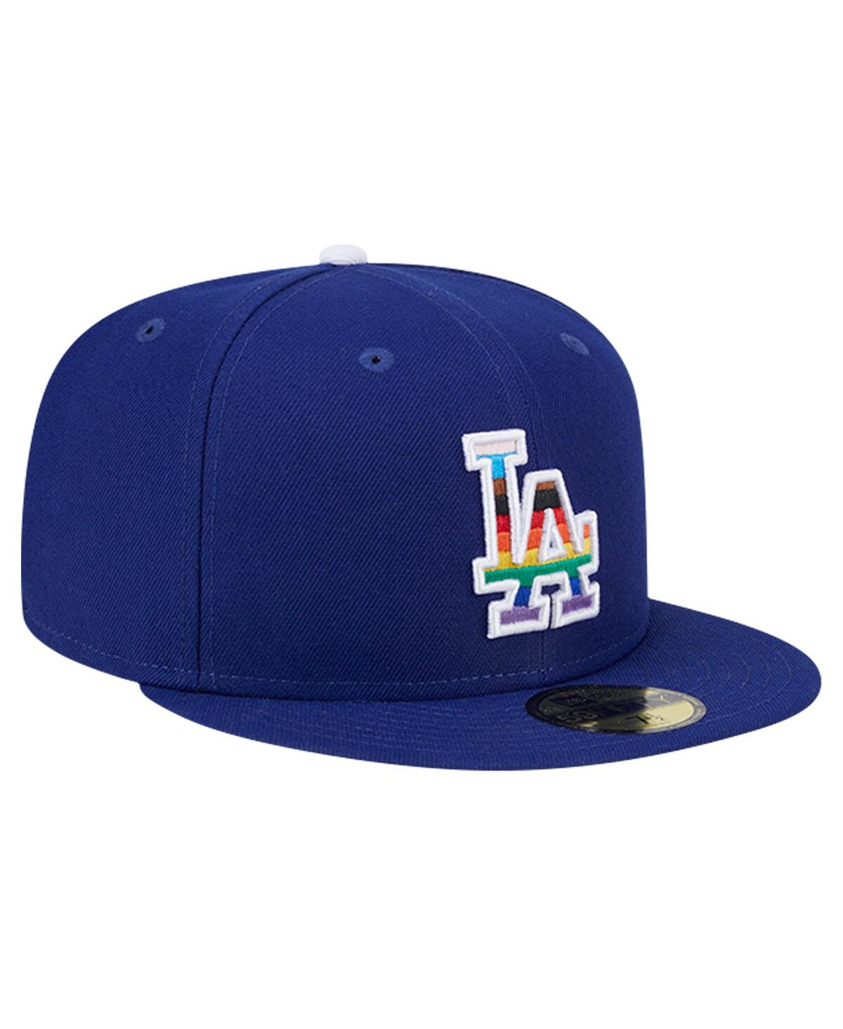 New Era Men's Royal Los Angeles Dodgers 2024 Pride On Field 59fifty Fitted Hat In Royal