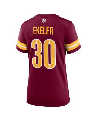 Women's Austin Ekeler Burgundy Washington Commanders Game Player Jersey